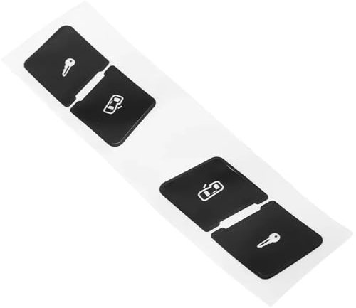 DRYIUBVF Kompatibel Mit Für A3L Auto Türschloss Control Schalter Taste Reparatur Aufkleber Decals Feste Hässliche Auto Knopf Aufkleber