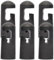 Grtheenumb Trampolin -Polkappen, Trampolinpol deckt 6pcs 1x0.6 Ersatzschwarz -PP -Kappen Lange für Zuhause an