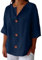 Summer Womens Large Size Cotton Linen Loose Tops Ladies T-Shirts Long Sleeve Fashion Linen Daily for Women Summer Cotton Linen Tee Essentials Vacation Beach Solid Blouses Tunic Top