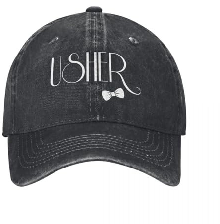 UOARQAUJ Casual Rapper Usher Baseballkappe Unisex Distressed Baumwolle Snapback Cap Outdoor Sommer Caps Hut