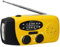 Radio meteorologica portatile AM/FM/NOAA a energia solare con generatore a manovella, batteria ricaricabile da 2000 mAh, caricabatterie USB per cellulare, torcia a LED per emergenze, campeggio, pesca.