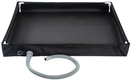 Receveur de Douche de Camping – avec Siphon de Sol | Seau Multifonction Portable pour Tente de