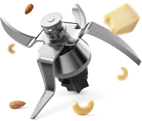 Siegvoll Mixmesser für Thermomix TM31, Edelstahl Ersatzmesser Zubehör | Scharfes Teigmesser aus Edelstahl für TM31. Mahl- & Zerkleinerungsmesser als passgenaues Zubehör für Vorwerk Thermomix