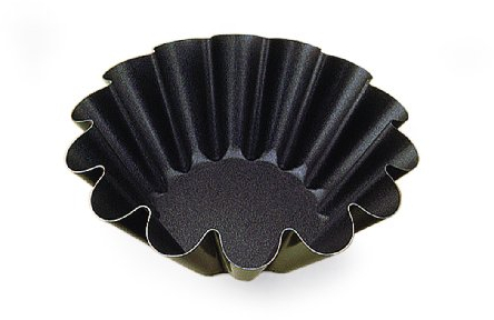 Gobel 223040 Moule à Brioche Grosse côtes Fond Plat Anti-Adhérent 20 cm, Brown
