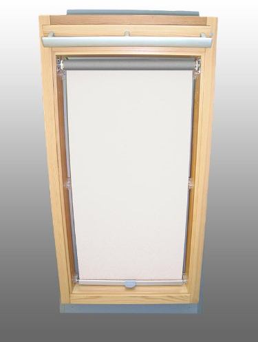 Abdunkelungsrollo Rollo Thermo weiss für Velux DKL/RHL-EP GGL,GPL,GHL,GTL,GXL,GDL 606 ALU