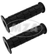 Lenkergummi SET - Waffelmuster - Festgriff-Gummi und Drehgriff-Gummi - schwarz - S50, S51, S70, SR50, SR80