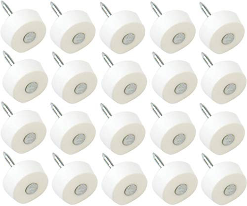 Merriway® BH01151 (20 Pcs) Drive-In Plastic Shelf Supports White - Pack of 20 Pieces