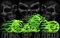 U24 Fahne Flagge Hell for a ride Pirat Motorrad 90 x 150 cm