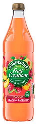 Robinsons Fruit Creations Peach & Raspberry Squash, 1L