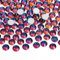 Jollin Glue Fix Flatback Rhinestones Glass Diamantes Gems for Nail Art Crafts Decorations Clothes Shoes 4.8mm (SS20 576pcs, Blue Blaze)