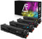 Alphafax 4 Toner kompatibel für Canon 054 | 054H | i-Sensys LBP621CW | LBP623CDW Serie | MF640 Serie | MF641CW | MF643CDW | MF645CX 3025C002 | 3026C002 | 3027C002 | 3028C002