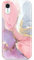 JIAXIUFEN iPhone XR Hülle Handyhülle TPU Silikon Schutzhülle Handytasche Handy Hülle für iPhone Xr - Marmor Pink Purple