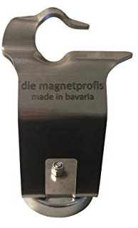 MIG/MAG Brennerhalter mit Magnetfuß und mit Doppelausschnitt Schweißbrennerhalter Ø 63 mm aus Edelstahl