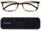 ThinOptics Connect Ultradünne Lesebrille Stärke +1.5 - Magnetisches Telefonetui - Schildkrötengestell Gestelle - Unisex-Lesebrillen für Männer und Frauen