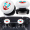 Playrealm FPS Thumbstick Extender &Textur Gummi Silikon Griffabdeckung Thumb Grip Aufsätze 2 Sätze für PS5 Dualsenese & PS4 Controller(Joker Weiß)