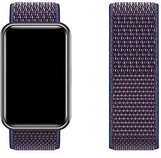 Sport Armband Kompatibel Mit Huawei Band 6 - Nylon Stoff Ersatz Für Huawei Band 6 - Nylon Loop Weich Schnellwechsel Uhrenarmband