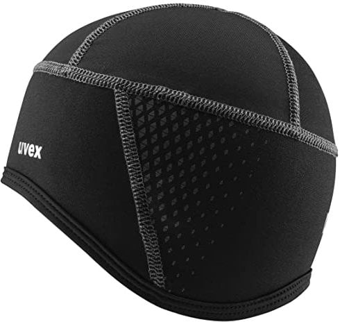 uvex bike cap all season Fahrradmütze - atmungsaktiv & schnelltrocknend - warmhaltendes Fleece-Material - black - L-XL