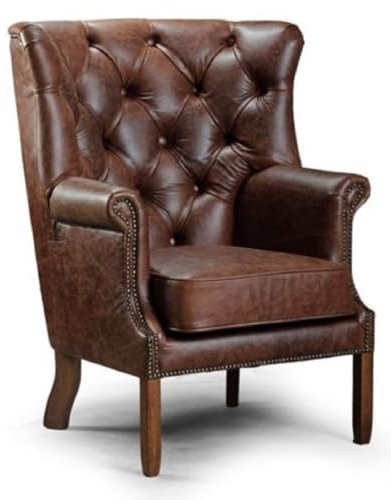 Casa Padrino Luxus Chesterfield Leder Sessel Vintage Dunkelbraun 82 x 85 x H. 115 cm - Echtleder Wohnzimmer Sessel - Chesterfield Wohnzimmer Möbel