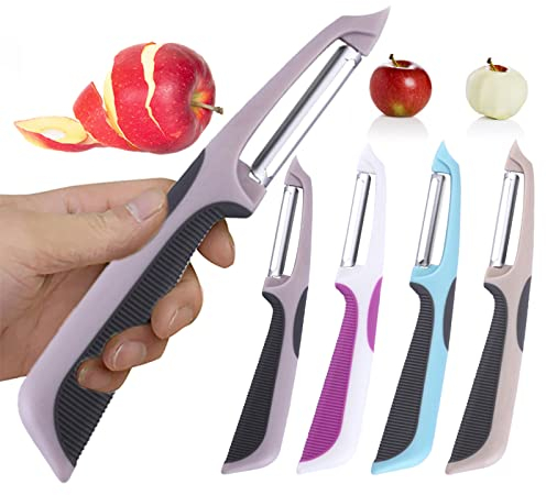 Mllkcao Potato Peelers For Kitchen Vegetable Peeler Ultra Sharp Blade Potato Peeler, Purple, One Size