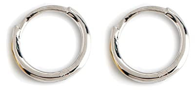 925 Silber Ohrringe, Ohrringe Sterling Silber 925 6 mm Runder Kreis 6 mm Vintage Schmuck Damen