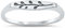 Joyara Sterling Silber 925 Zweig Ring