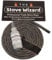 The Stove Wizard Black Stove Rope Kit 6mm x 2.5m Long with Large 50ml Super Seal Adhesive Flues Glass Door Seals Wood Burning Replacement Made In The UK