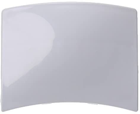 vhbw Türgriff kompatibel mit Constructa CWF14A10BE, CWF14A12, CWF14A22 Waschmaschine - 90 x 68 x 35 mm - gebogen - weiß