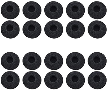 20Pcs 18mm Soft Foam Earphone Pads Earbuds Headphone Sponge Covers Durable Replacement Cushion for Most Earphone MP3 MP4 for MX375
