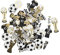 Artifetes 100 Konfetti-Karton, Weltfußball, 2,5 – 5 cm