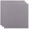 YAYODS 24 Pcs Carpet Tiles, 30 x 30cm Self Adhesive Carpet Tiles, Non-Slip Hardwearing Square Grey Carpet Tiles, Easy to Peel and Stick Floor Tiles for Office Living Room Bedroom (Without Glue)