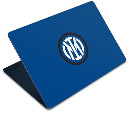 Head Case Designs Offizielle Inter Milan Logo Abzeichen Vinyl Haut Aufkleber Abziehbild Abdeckung kompatibel mit Apple MacBook Air 15 M2 2023