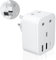 UK to Australia Plug Adapter - Unidapt Travel Adaptor with 3 USB Ports, 20W PD Type C, Shaver Plug Input - Grounded Australian Power Adapter for AU, NZ, China, Fiji, Argentina (Type I)