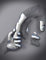 JNAOZI 3D Liebhaber Skulptur Poster Metall Figur Statue Leinwand Gemälde Liebe Umarmung Poster Abstrakt Leinwand Bilder Poster,Rahmenlos (Poster-10,30x40cm*1Pcs)