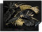 KitchenYeah© Copri Piano Induzione 71x52 cm Cucina Coprifornelli Copertura Protezione Cottura Tutto per la Cucina Foglie - Oro - Nero - Lusso