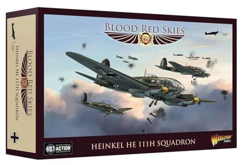Warlord Games Blood Red Skies Bundeswehr Heinkel HE IIIH Geschwader 1:200 WWII Masse Luftkampftisch Top Kriegsspiel 775101007