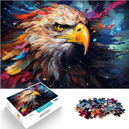Jigsaw Puzzle For Fantasy colorful eagle jigsaw puzzles for adults 1000 Piece Puzzle Wooden Jigsaw for Challenging Puzzle Game and Family Play 1000pcs（50x75cm）