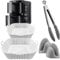 Air Fryer Accessories for Ninja Double Stack 7.6L Air Fryer SL300UK, SL201: Set Includes Dual Silicone Liners for 7.6L SL300UK, SL300EU, SL201, Silicone Gloves, Tongs, SL300UK Liners by FryEasy