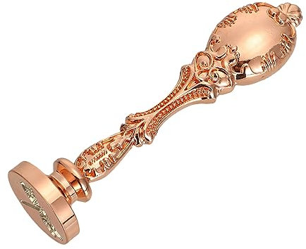 Hohopeti Wachs Stempel Mit Retro-Muster Und Metallgriff Zur Verzierung Für Basteln Scrapbooking Und Briefpapier Als Gastgeschenk