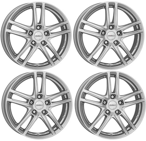 4x Dezent Felgen TZ 6.0Jx15 ET40 4x100 kompatibel mit Renault Captur Clio Grand Modus Kangoo Megane Modus Scenic Thalia