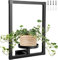 Purple Star Metal Plant Wall Frame - Picture Frame Wall Plant Holder - Window Plant Shelves, Plant Frames for Wall, Modern Metal Plant Frames Decor for Indoor and Outdoor Balcony Garden Patio