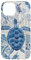 Coastal Blue Hawaiian Sea Turtles Summer Seashell Beach Case for iPhone 14