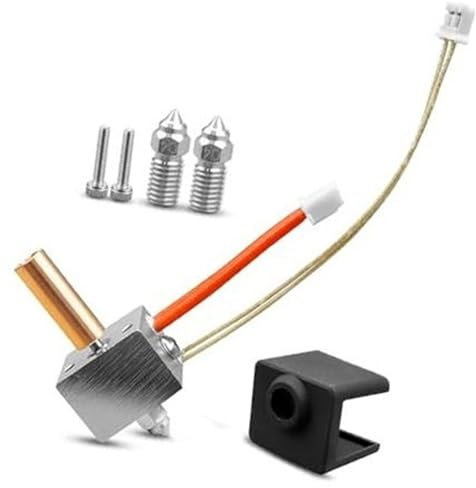 JOVERI Zusammengebautes Hot-End-Kit for 3D-Drucker, for Elegoo Neptune 4/4 Pro NTC 100K Thermistor Business, Industriewissenschaft(Black high Speed)