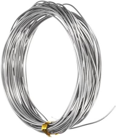 M METERXITY Alambre De Acero Inoxidable Calibre 17 1.2mm 10m Alambre Flexible Para Trampas Florales Para Fabricación De Joyas/Escultura/Armazón De Manualidades/Bonsái Floral/Artesanías DIY