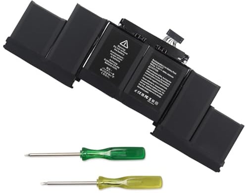 WoskjXas A1417 Battery Compatible with MacBook Pro 15'' Retina A1398 (Mid 2012, Early 2013 Version) MC975LL/A MC976LL/A ME664LL/A ME665LL/A, EMC 2512 EMC 2673