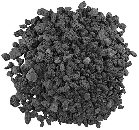 American Fireglass Petite Pierre de Lave, 0,3 cm à 1,27 cm | Utilisation dans Une cheminée, Un Foyer ou Un Bol | Roche volcanique extérieure et intérieure pour Feux au gaz Naturel ou au Propane |