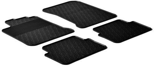 Set tapis de caoutchouc compatible avec Renault Laguna III 2007- (G profil 4-pièces)