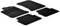 Set tapis de caoutchouc compatible avec Renault Laguna III 2007- (G profil 4-pièces)