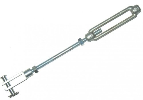 FKAnhängerteile Kurzgestänge M8 incl. Spannschloß + Gabelkopf f. Auflaufeinrichtungen Peitz etc