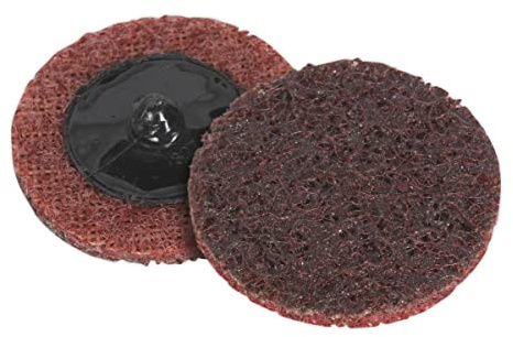 Sealey PTCQC50M Quick Change Preparation Pad Ø50mm Medium Pack of 10