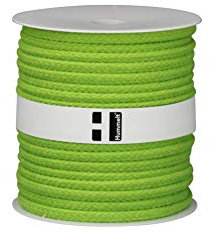 Hummelt® SilverLine-Rope Baumwollseil Baumwollkordel (H) 8mm 40m grün auf Rolle